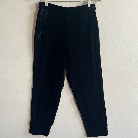 NEW JCrew Drapey Velvet Jamie Pant Black size 8 - Picture 2 of 14